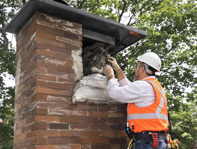 Humane removal of debris and animals by Colorado Springs Chimney Sweep in Colorado Springs, CO