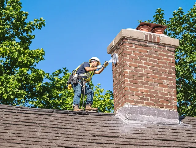 Colorado Springs Chimney Sweep performing an inspection with advanced tools in Colorado Springs, CO