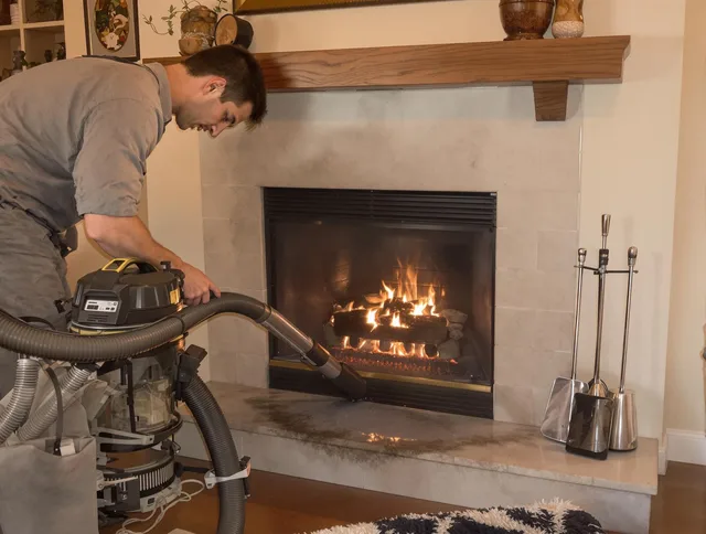 Routine fireplace upkeep by Colorado Springs Chimney Sweep in Colorado Springs, CO