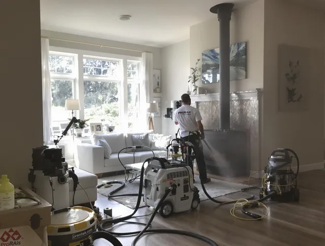 Soot removal service by Colorado Springs Chimney Sweep for a fireplace in Colorado Springs, CO